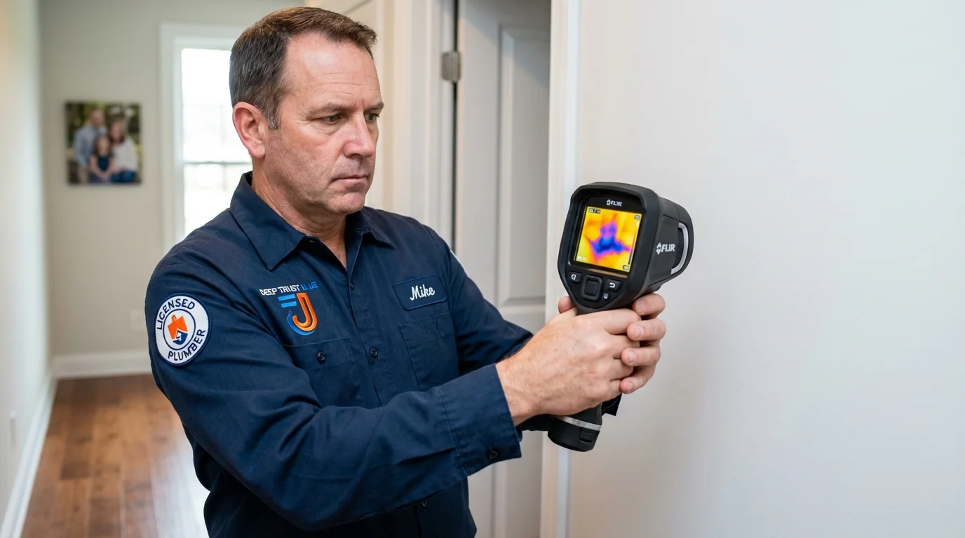 Thermal imaging leak detection by Johns Plumbing LLC in Jim Thorpe